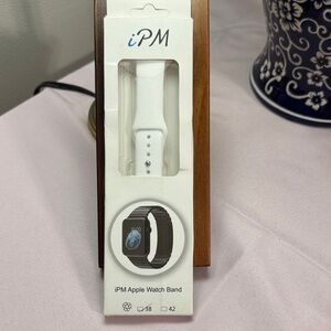 Apple iPM White Watch Band sz 38